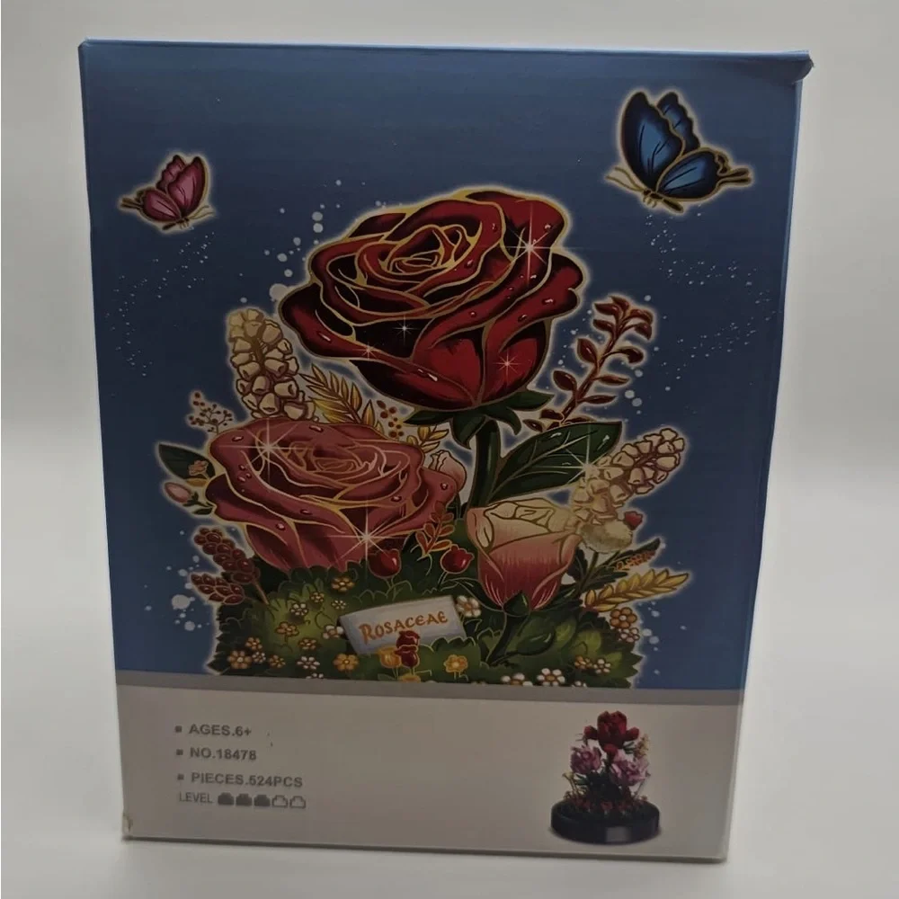 Red Roses Building Set - Picture 9 of 10